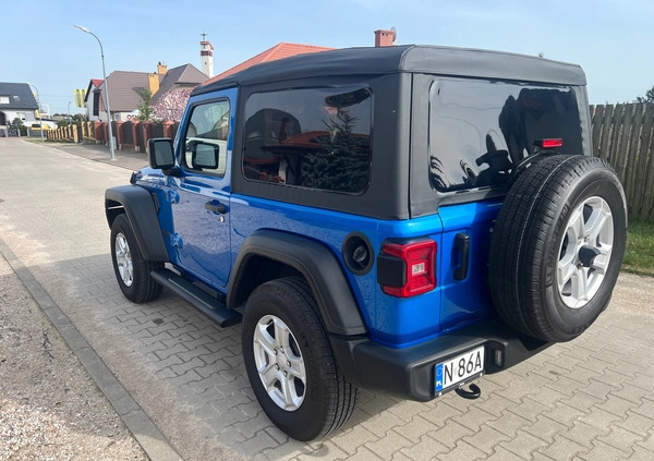 Jeep Wrangler cena 166000 przebieg: 23468, rok produkcji 2022 z Lidzbark małe 92